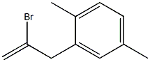 1-(2-Bromoallyl)-2,5-dimethylbenzene Struktur