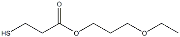 3-Mercaptopropionic acid 3-ethoxypropyl ester Struktur