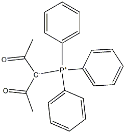 3-(Triphenylphosphonio)-2,4-dioxopentan-3-ide Struktur