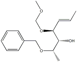 (2S,3R,4S,5E)-4-(Methoxymethoxy)-2-(benzyloxy)-5-hepten-3-ol Struktur