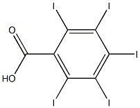 Pentaiodobenzoic acid Struktur