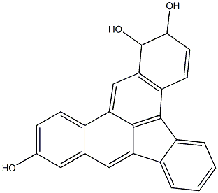 1,2-Dihydrodibenz[a,e]aceanthrylene-1,2,11-triol Struktur