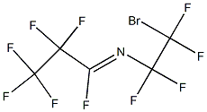 N-(2-Bromo-1,1,2,2-tetrafluoroethyl)hexafluoropropan-1-imine Struktur