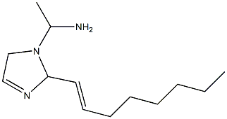 1-(1-Aminoethyl)-2-(1-octenyl)-3-imidazoline Struktur