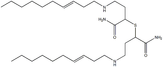 2-[[(3E)-3-Decenyl]amino]ethyl(carbamoylmethyl) sulfide Struktur