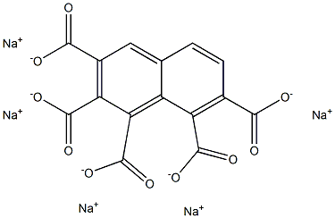 1,2,3,7,8-Naphthalenepentacarboxylic acid pentasodium salt Struktur