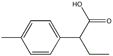 2-(4-Methylphenyl)butanoic acid Struktur