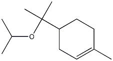 1-Methyl-4-(1-isopropyloxy-1-methylethyl)-1-cyclohexene Struktur