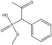 (1-Phenyl-2-oxopropyl)phosphonic acid methyl ester Struktur