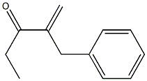 2-Benzyl-1-penten-3-one Struktur