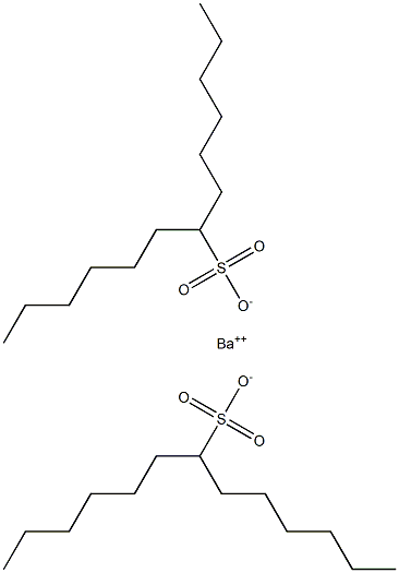 Bis(tridecane-7-sulfonic acid)barium salt Struktur