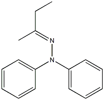 2-Butanone diphenyl hydrazone Struktur