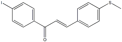 4-(Methylthio)-4'-iodochalcone Struktur