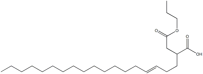 2-(3-Octadecenyl)succinic acid 1-hydrogen 4-propyl ester Struktur