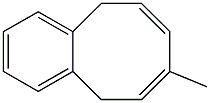 5,10-Dihydro-7-methylbenzocyclooctene Struktur