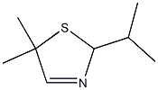 2,5-Dihydro-5,5-dimethyl-2-isopropylthiazole Struktur