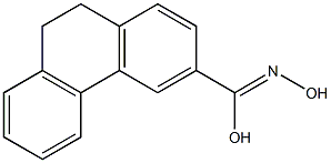 9,10-Dihydrophenanthrene-3-carbohydroximic acid Struktur