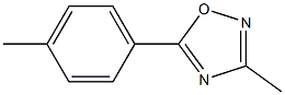 5-(4-Methylphenyl)-3-methyl-1,2,4-oxadiazole Struktur