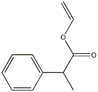 2-Phenylpropanoic acid vinyl ester Struktur