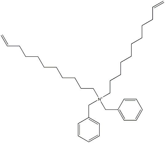 Di(10-undecenyl)dibenzylaminium Struktur