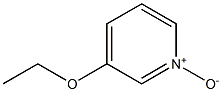 3-Ethoxypyridine 1-oxide Struktur