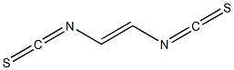 (E)-1,2-Bis(isothiocyanato)ethene Struktur