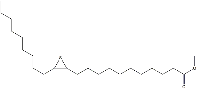 12,13-Epithiodocosanoic acid methyl ester Struktur