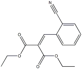 (2-Cyanobenzylidene)malonic acid diethyl ester Struktur