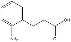 3-(2-Aminophenyl)propionic acid Struktur