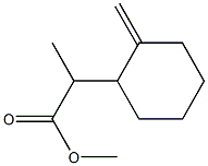 2-(2-Methylenecyclohexyl)propionic acid methyl ester Struktur