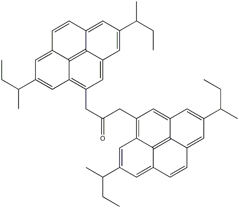 [2,7-Di(1,2-dimethylethyl)pyren-4-yl]methyl ketone Struktur