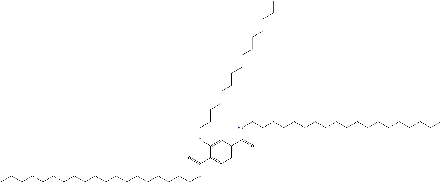 2-(Pentadecyloxy)-N,N'-dinonadecylterephthalamide Struktur