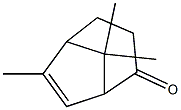 6,8,8-Trimethylbicyclo[3.2.1]oct-6-en-2-one Struktur