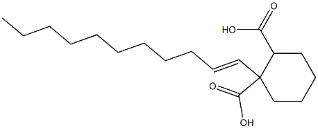 Cyclohexane-1,2-dicarboxylic acid hydrogen 1-(1-undecenyl) ester Struktur