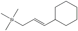 (3-Cyclohexylallyl)trimethylsilane Struktur