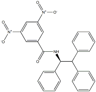 (+)-3,5-Dinitro-N-[(S)-1,2,2-triphenylethyl]benzamide Struktur