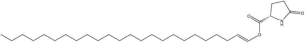 (S)-5-Oxopyrrolidine-2-carboxylic acid 1-tetracosenyl ester Struktur