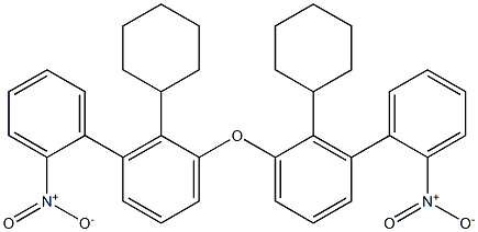 2-Nitrophenyl(2-cyclohexylphenyl) ether Struktur