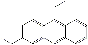 2,10-Diethylanthracene Struktur