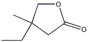 4,5-Dihydro-4-ethyl-4-methyl-2(3H)-furanone Struktur