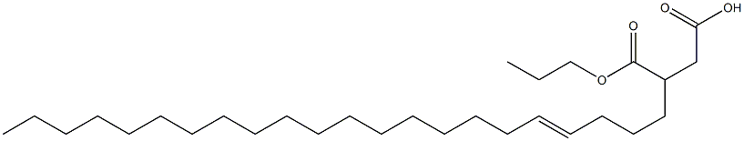 3-(4-Docosenyl)succinic acid 1-hydrogen 4-propyl ester Struktur