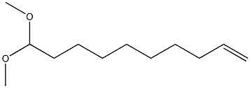 9-Decenal dimethyl acetal Struktur