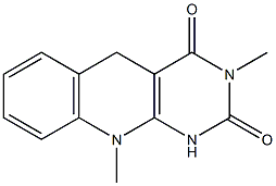 5,10-Dihydro-3,10-dimethylpyrimido[4,5-b]quinoline-2,4(1H,3H)-dione Struktur