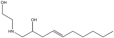 1-[(2-Hydroxyethyl)amino]-4-decen-2-ol Struktur