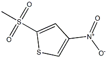 2-(Methylsulfonyl)-4-nitrothiophene Struktur