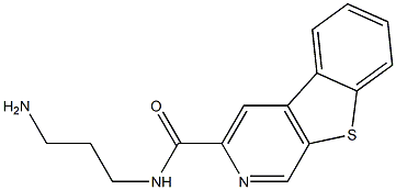 N-(3-Aminopropyl)[1]benzothieno[2,3-c]pyridine-3-carboxamide Struktur