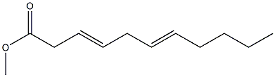 3,6-Undecadienoic acid methyl ester Struktur