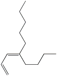 4-Butyl-1,3-nonadiene Struktur