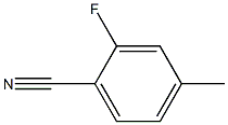 4-Methyl-2-fluorobenzonitrile Struktur