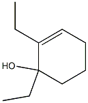 1,2-Diethyl-2-cyclohexen-1-ol Struktur